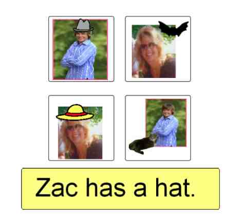 Zac with Hat personalized story